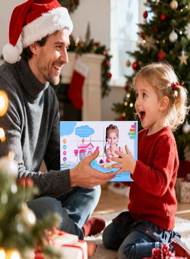 AugToy Bath Toys for Toddlers 3-5 Years, Ice Cream Foam Maker Bath Toys for Kids Ages 4-8, Bubble Pretend Cake Play Set Bathtub Toys Age 3 4 5 Year Old Girls Boys Valentines Birthday Gifts Idea - Image 4